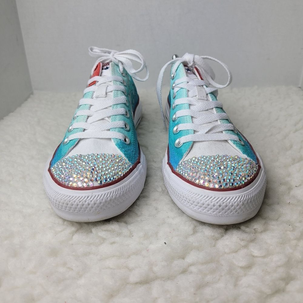 Converse All Star Womens Sneaker Size Custom painted SnHand Painting Elephant - Picture 2 of 9